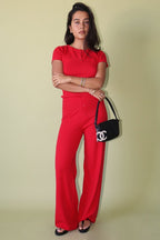 Sara Pointelle Pants - Polkadots & Moonbeams LABailey RoseRedXSSara Pointelle Pants