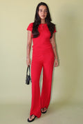 Sara Pointelle Pants - Polkadots & Moonbeams LABailey RoseRedXSSara Pointelle Pants