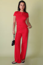 Sara Pointelle Pants - Polkadots & Moonbeams LABailey RoseRedXSSara Pointelle Pants