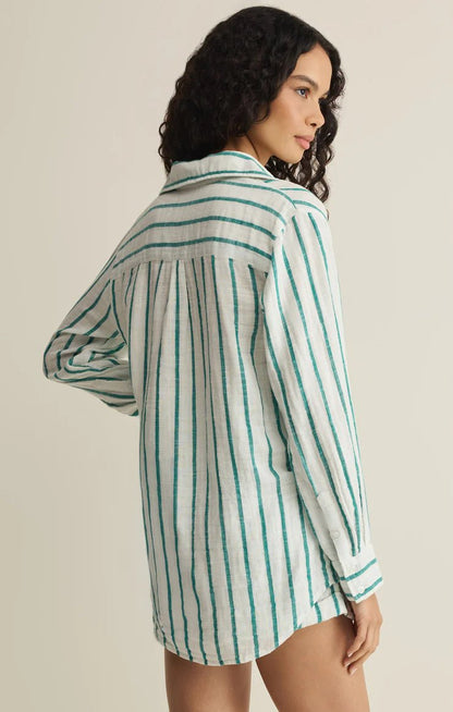 Saturdays Stripe Shirt - Polkadots & Moonbeams LAZ SUPPLYStripedXSSaturdays Stripe Shirt