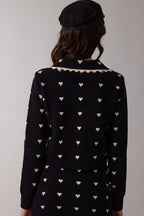 Scallop Cardigan - Polkadots & Moonbeams LAPolkadots & Moonbeams LABlackSScallop Cardigan