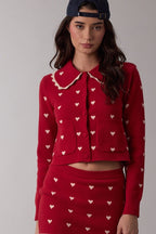 Scallop Cardigan - Polkadots & Moonbeams LAPolkadots & Moonbeams LABlackSScallop Cardigan