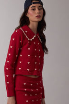 Scallop Cardigan - Polkadots & Moonbeams LAPolkadots & Moonbeams LABlackSScallop Cardigan