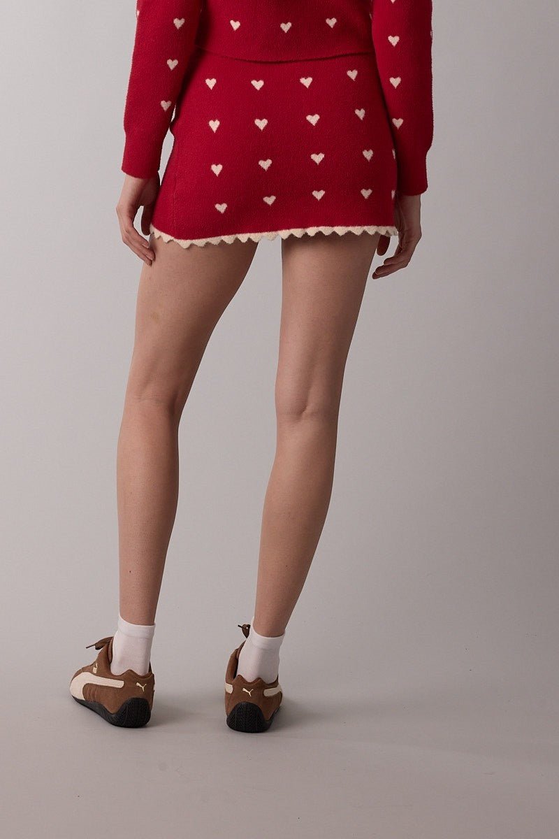 Scallop Skort - Polkadots & Moonbeams LAPolkadots & Moonbeams LARedSScallop Skort