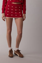 Scallop Skort - Polkadots & Moonbeams LAPolkadots & Moonbeams LARedSScallop Skort