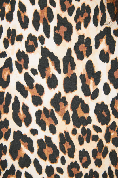 Holiday Dreams Leopard Print Top