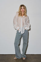 Sheer Blouse - Polkadots & Moonbeams LABeige BotanyWhiteS/MSheer Blouse