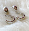 Shibuya Silver Hoop - Polkadots & Moonbeams LAPolkadots & MoonbeamsMEDIUMShibuya Silver Hoop