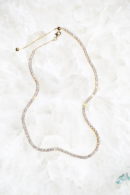 Shimmer Necklace - Polkadots & Moonbeams LANative GemgoldShimmer Necklace