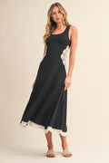 Side Crochet Midi - Polkadots & Moonbeams LAPolkadots & MoonbeamsBlackSSide Crochet Midi