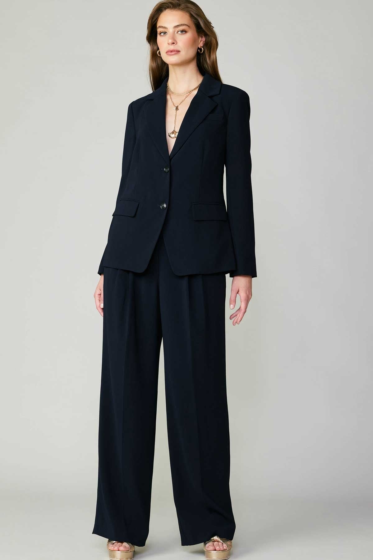 Single Breast Blazer - Polkadots & Moonbeams LAPolkadots & MoonbeamsNavyXSSingle Breast Blazer