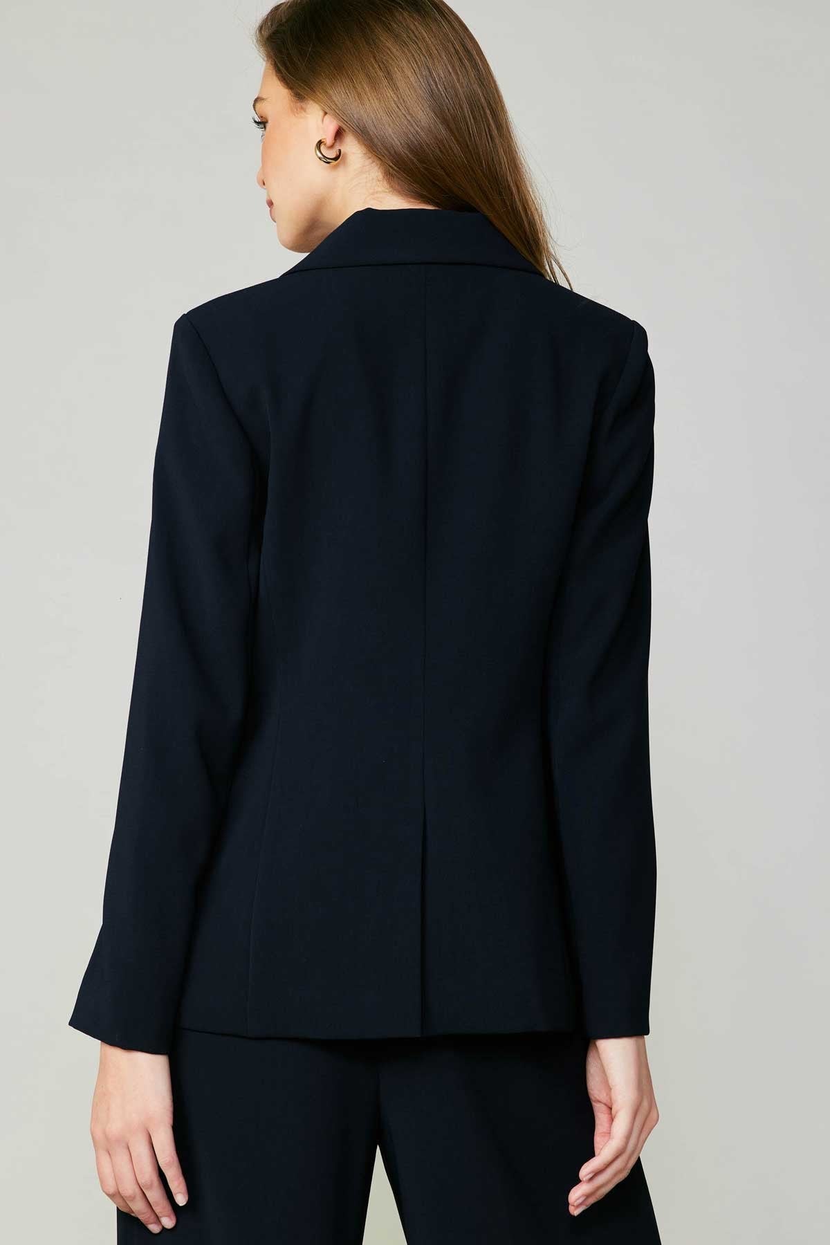 Single Breast Blazer - Polkadots & Moonbeams LAPolkadots & MoonbeamsNavyXSSingle Breast Blazer