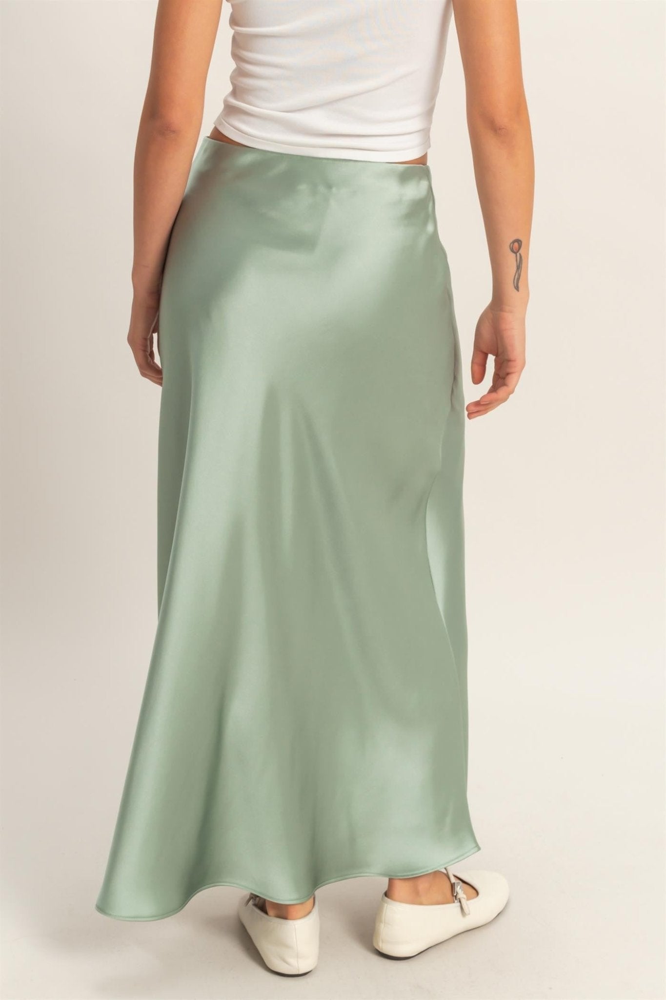 Slippy Satin Skirt - Polkadots & Moonbeams LAPolkadots & MoonbeamsseaSSlippy Satin Skirt