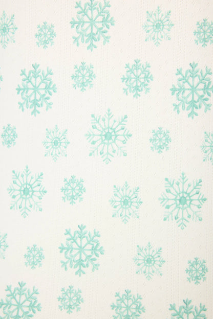 Snowflake Wishes Pointelle Henley