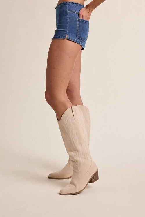 Stretch Denim Hot Pants - Polkadots & Moonbeams LAPolkadots & Moonbeams LASlight denimStretch Denim Hot Pants