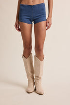 Stretch Denim Hot Pants - Polkadots & Moonbeams LAPolkadots & Moonbeams LASlight denimStretch Denim Hot Pants