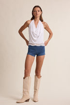 Stretch Denim Hot Pants - Polkadots & Moonbeams LAPolkadots & Moonbeams LASlight denimStretch Denim Hot Pants
