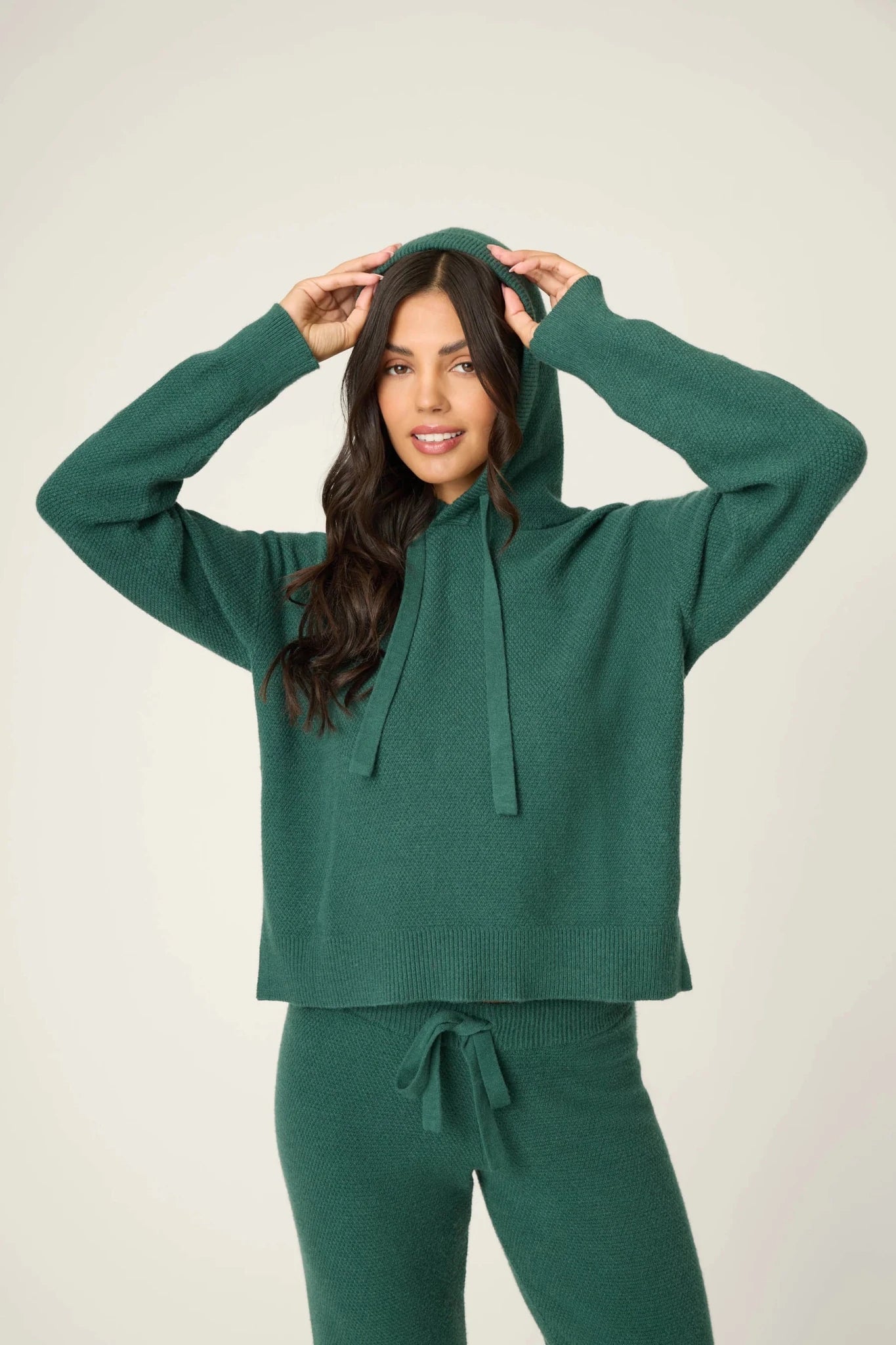 Sweater Weather Forest Green - Polkadots & Moonbeams LAPJ SalvageGREENXSSweater Weather Forest Green