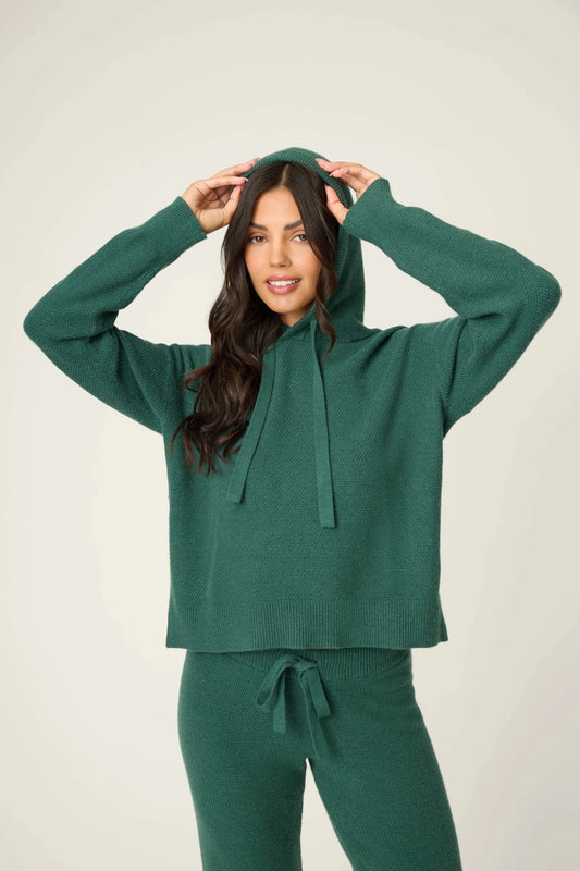 Sweater Weather Forest Green - Polkadots & Moonbeams LAPJ SalvageGREENXSSweater Weather Forest Green
