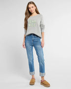 Team Nice Holiday Sweatshirt - Polkadots & Moonbeams LAProject Social TeeGrayXSTeam Nice Holiday Sweatshirt