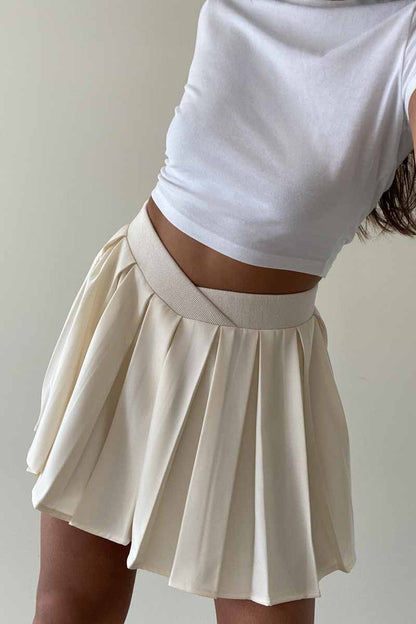 40 Love Pleated Mini Skirt