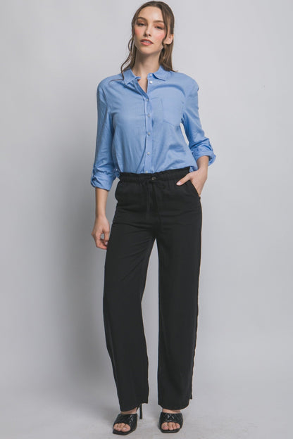 Tencel Drawstring Pants - Polkadots & Moonbeams LAPolkadots & MoonbeamsBlackSTencel Drawstring Pants