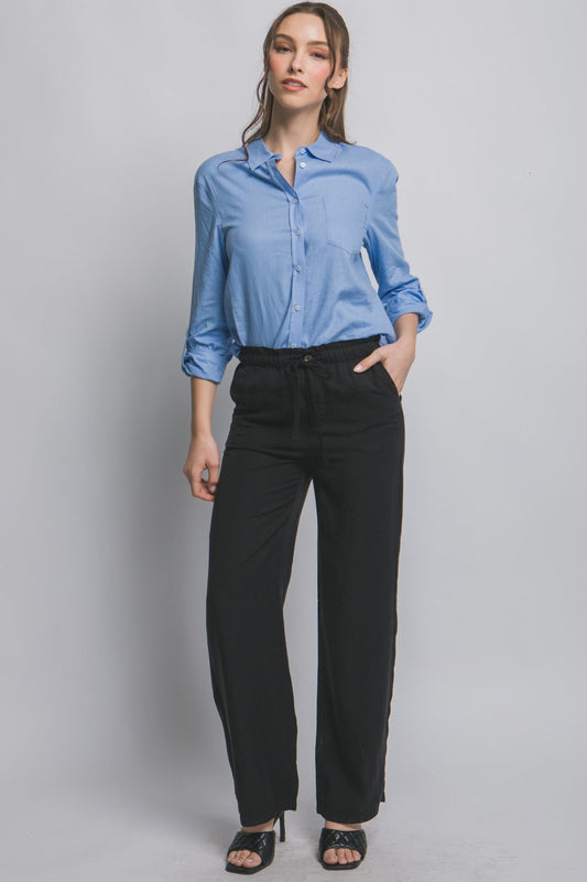 Tencel Drawstring Pants - Polkadots & Moonbeams LAPolkadots & MoonbeamsBlackSTencel Drawstring Pants