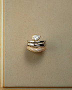The Marais Wave Ring Set - Gold - Polkadots & Moonbeams LALuv AJSP26-R-MWRS-G-77SilverThe Marais Wave Ring Set - Gold