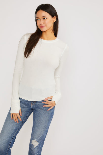 Thumbhole Long Sleeve - Polkadots & Moonbeams LAPolkadots & MoonbeamsWHITESThumbhole Long Sleeve