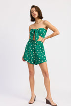 Tie Polkadots Top - Polkadots & Moonbeams LAPolkadots & MoonbeamsGreenSTie Polkadots Top
