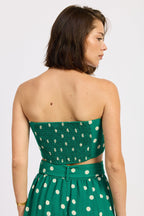 Tie Polkadots Top - Polkadots & Moonbeams LAPolkadots & MoonbeamsGreenSTie Polkadots Top