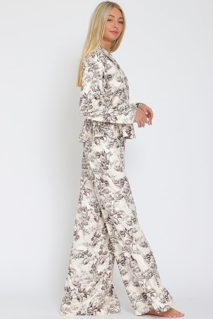 Toile Flowy Pants