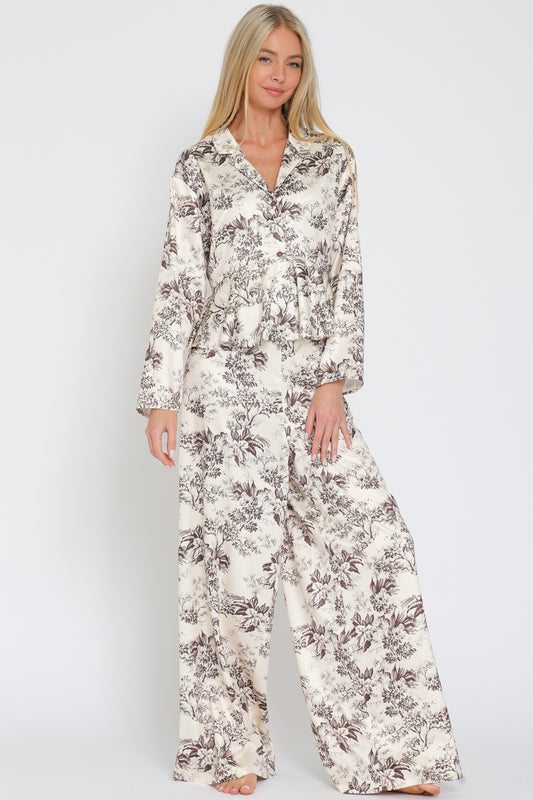 Toile Flowy Pants