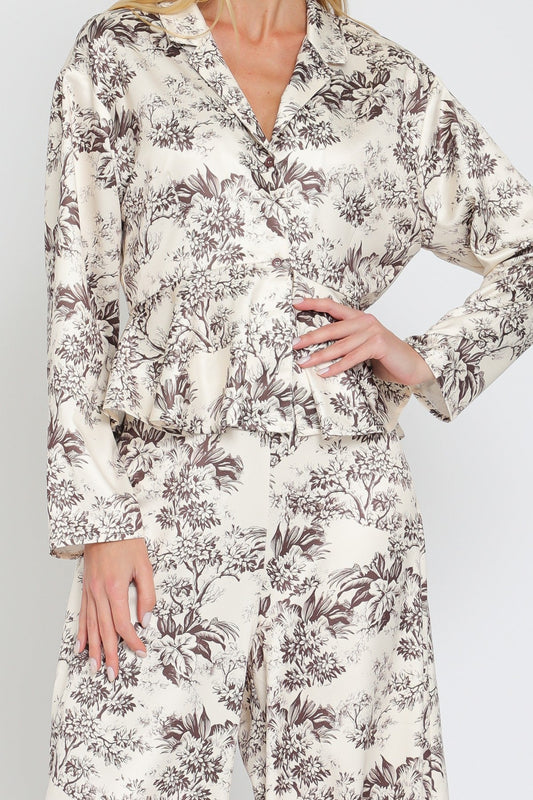 Toile Button Down Blouse - Polkadots & Moonbeams LAPolkadots & Moonbeamstan/brownSToile Button Down Blouse