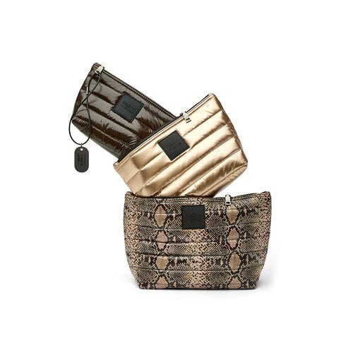 Travel Trio Organizational Pouch - Polkadots & Moonbeams LAThink RolynSnakeTravel Trio Organizational Pouch