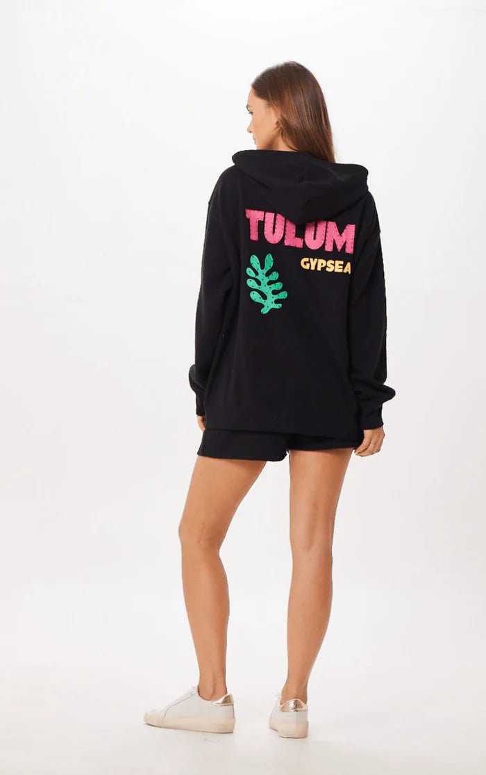 Tulum Jet Setter Zip Up - Polkadots & Moonbeams LAVintage HavanaBLACKSTulum Jet Setter Zip Up