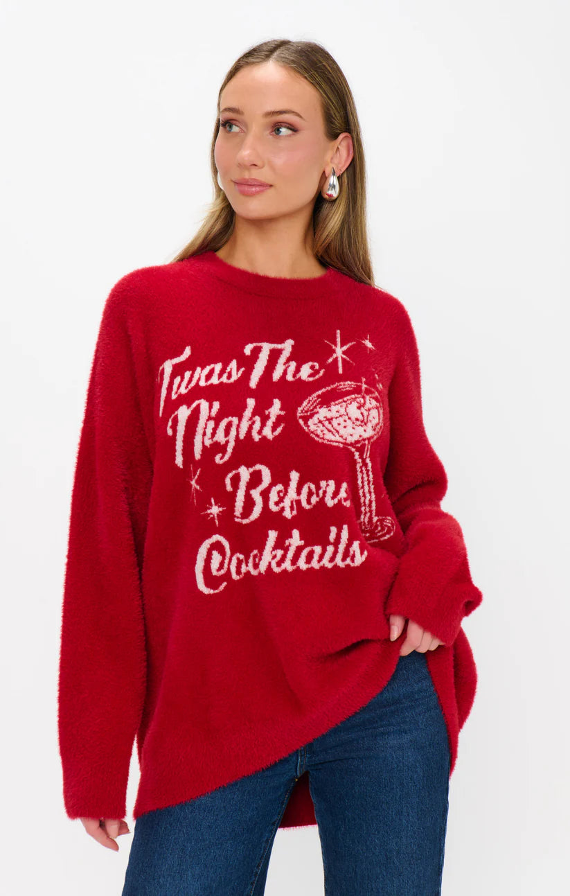 Twas The Night Before Cocktails Sweater