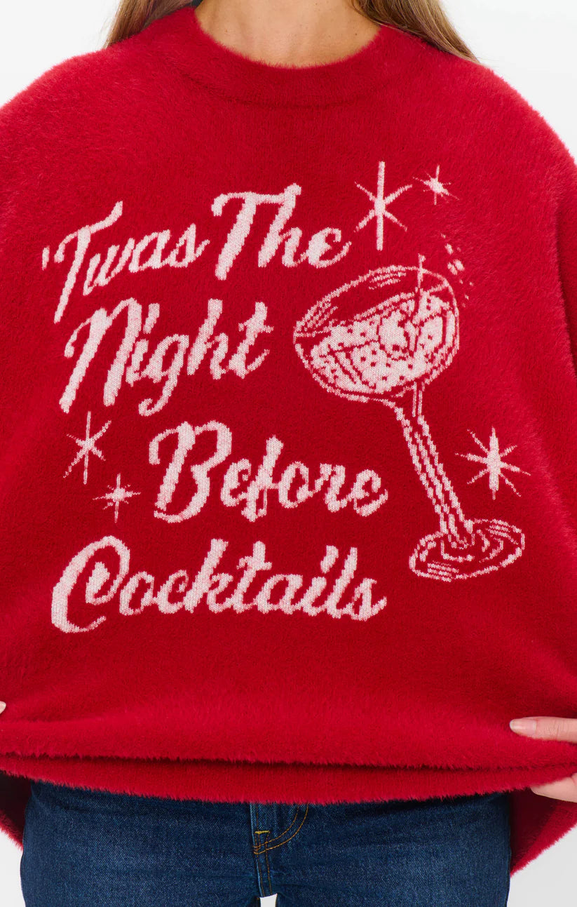 Twas The Night Before Cocktails Sweater