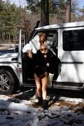 Vegan Faux Fur Jacket - Polkadots & Moonbeams LANylenBlackSVegan Faux Fur Jacket