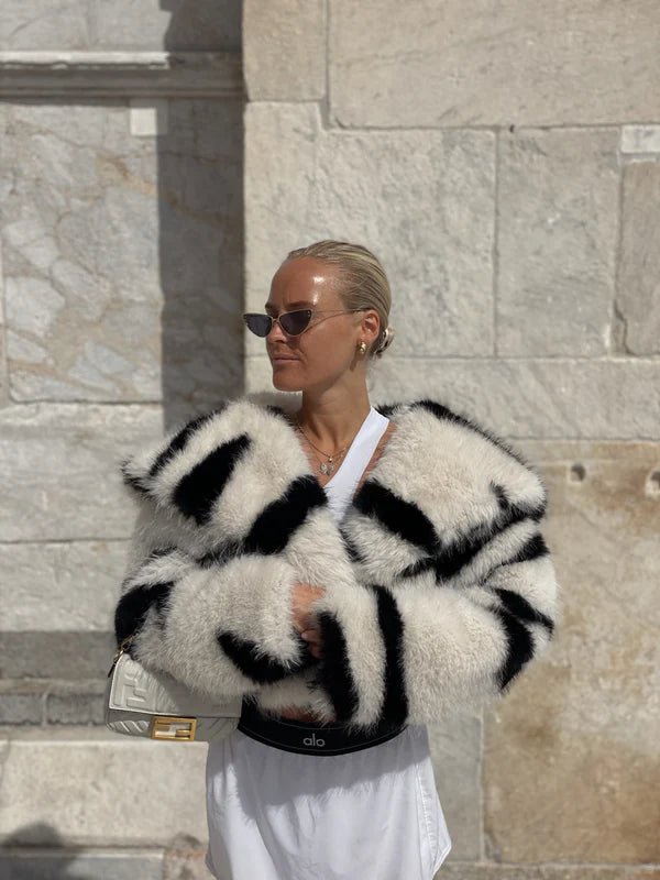 Vegan Zebra Jacket - Polkadots & Moonbeams LANylenSVegan Zebra Jacket