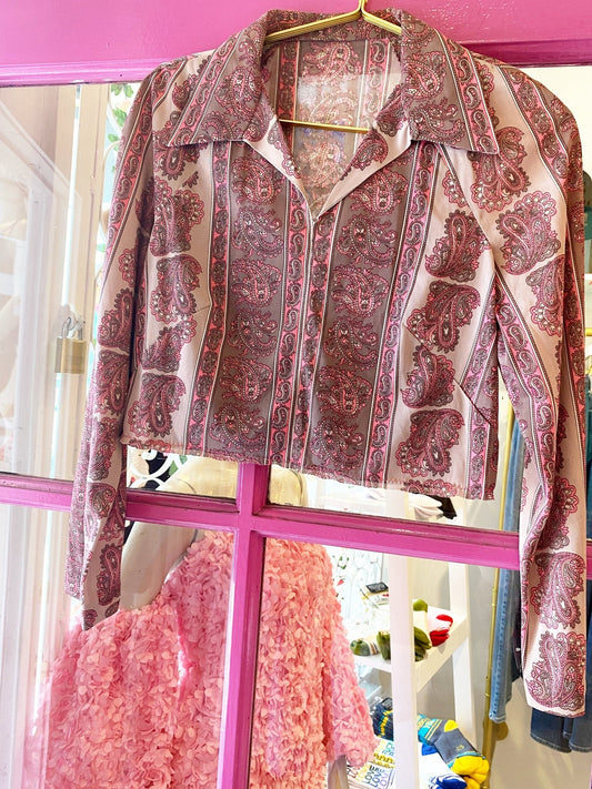 Vintage Paisley Blouse - Polkadots & Moonbeams LAVintageVintage Paisley Blouse