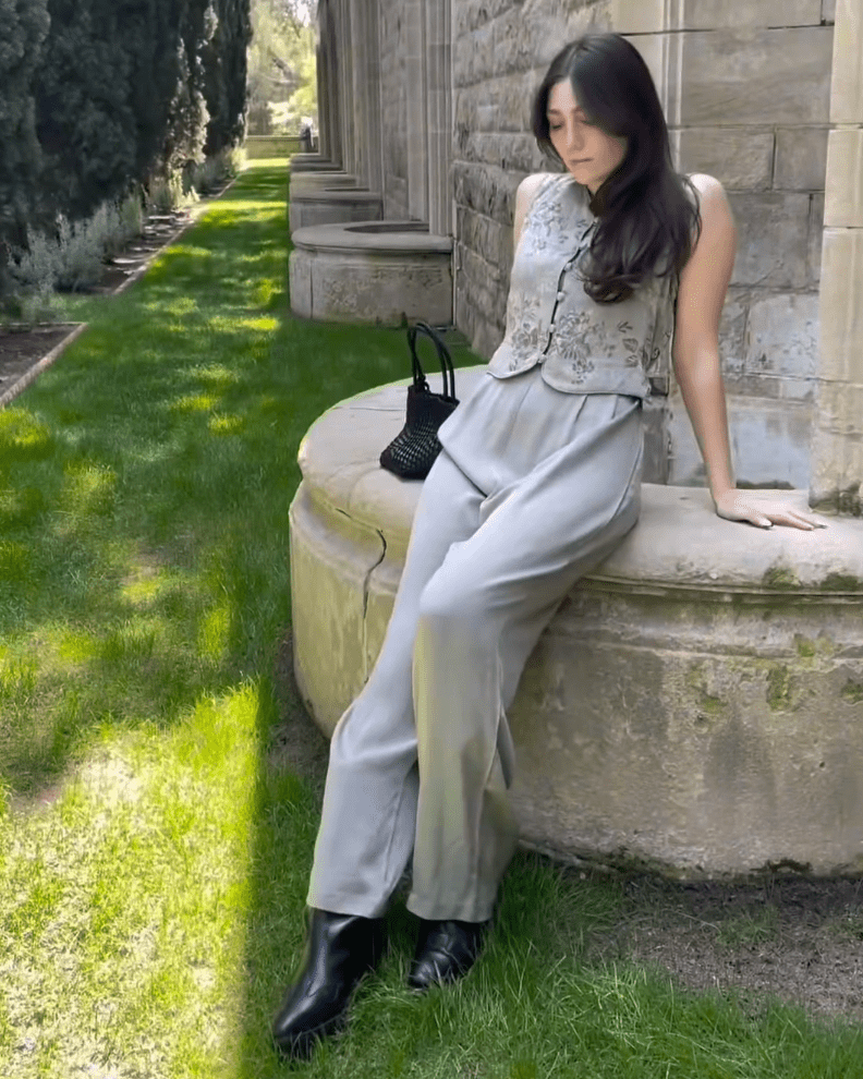 Vintage Sage Jumpsuit - Polkadots & Moonbeams LAVintageVintage Sage Jumpsuit