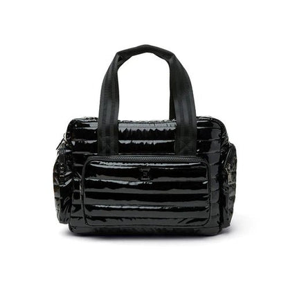 Voyager Travel Bag - Polkadots & Moonbeams LAThink Rolynblack patentVoyager Travel Bag