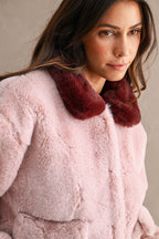 Wendy Pink Faux Fur Jacket