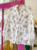 Wheel Sheer Vintage Top - Polkadots & Moonbeams LAVintageWheel Sheer Vintage Top