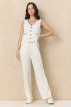 Whipstitch Pants - Polkadots & Moonbeams LAVintage HavanaivorySWhipstitch Pants