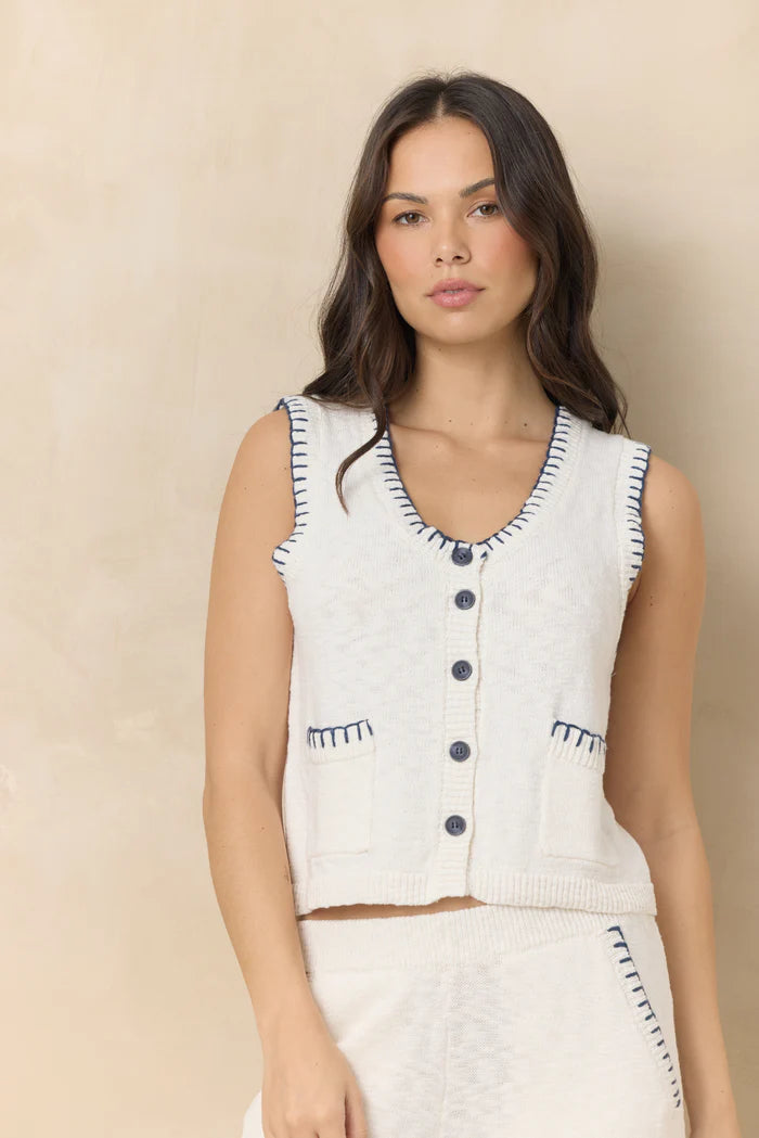 Whipstitch Vest Top