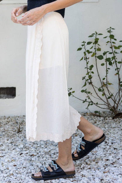Winona Wrap Midi Skirt - Polkadots & Moonbeams LAPolkadots & MoonbeamsSIVORYWinona Wrap Midi Skirt