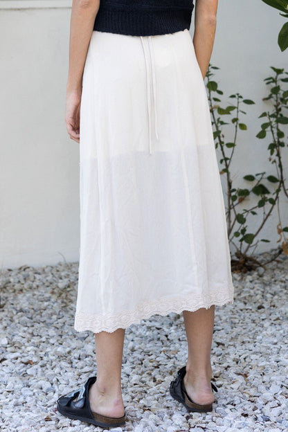 Winona Wrap Midi Skirt - Polkadots & Moonbeams LAPolkadots & MoonbeamsSIVORYWinona Wrap Midi Skirt