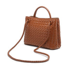 Womens' Woven bag Top Handle Bag crossbody bag - Polkadots & Moonbeams LALittle TrendyBBW40421RUSTWomens' Woven bag Top Handle Bag crossbody bag